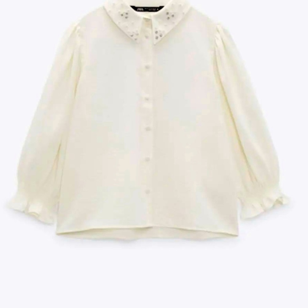 Zara Cream blouse
